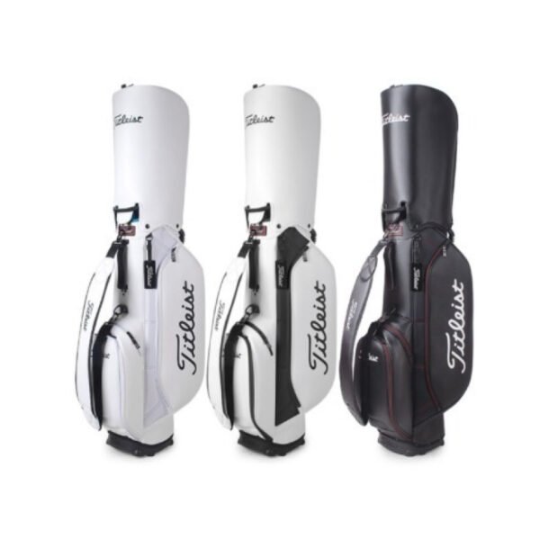 타이틀리스트 경량 골프백 가벼운 PU 가죽 스탠드백 SJ001