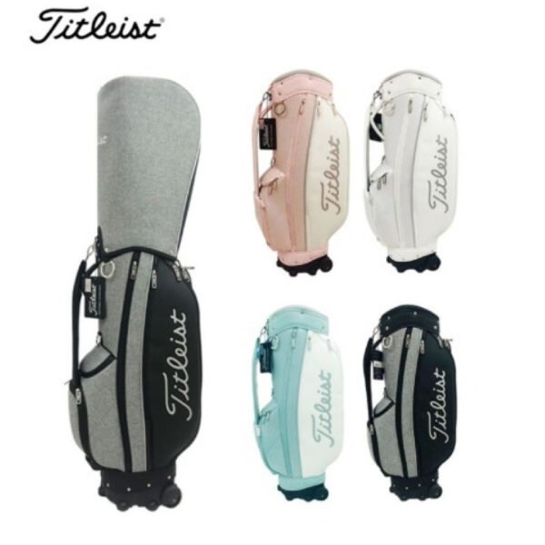 타이틀리스트 경량 골프백 가벼운 바퀴형 스탠드백 SJ002